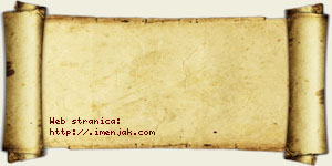 Jovana Ekmedžić vizit kartica